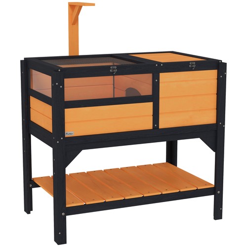 Pawhut wooden tortoise house - wooden,