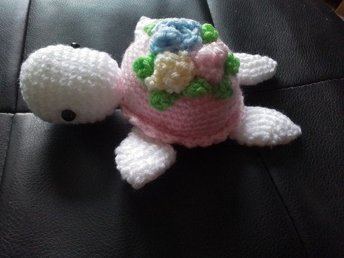 Crocheted tortoise soft - tortoise,