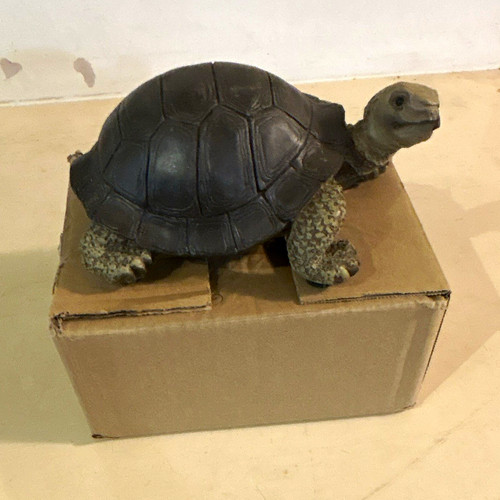 Puckator grey resin tortoise - grey,