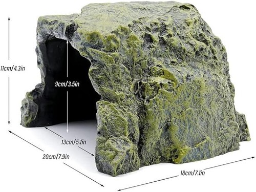 Large reptile rock hideout - large,