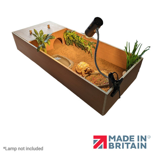 Tortoise table with built - table,