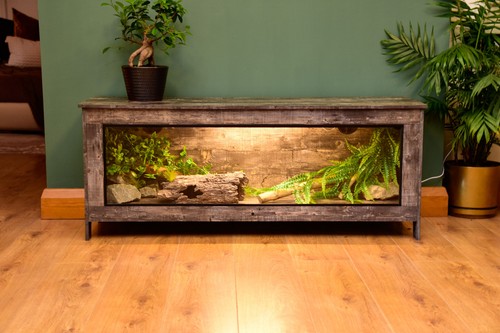 Distressed wood effect 4ft - wood,