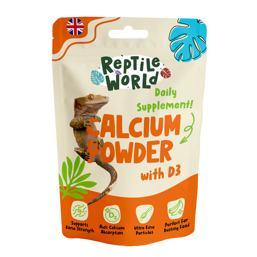Reptile world calcium powder - reptile,