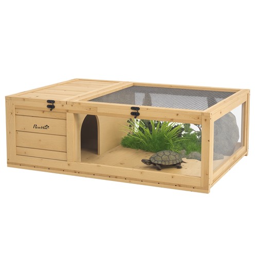 Pawhut tortoise house mesh - tortoise, w/
