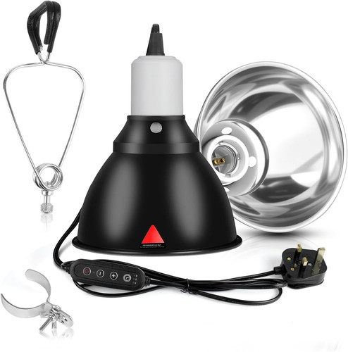 Tortoise heat lamp - tortoise, clamp