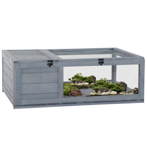 Pawhut tortoise house mesh - tortoise, w/